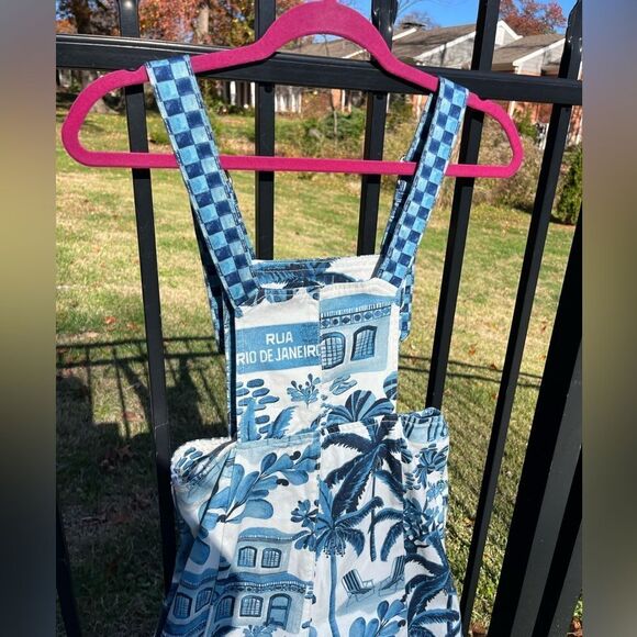 FARM Rio Printed Overalls NWT - Picture 8 of 9